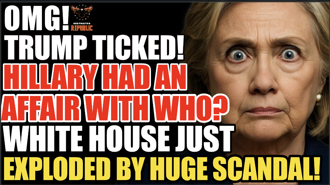 OMG! Trump Outraged! Hillary Had Affair With Who? White House Just Exploded By Major Scandal!